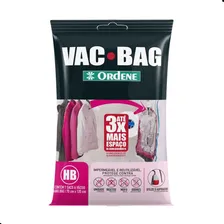 Saco A Vácuo Com Cabide Hang Bag Roupas Vac 70 X 120 Ordene Foto mini 1
