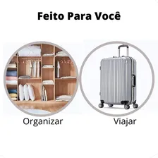 Saco A Vácuo Roupa Mala Organizador 50x60 Cm Kit 5 Unidade Foto mini 4