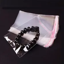 Saco Adesivado Transparente 8x8cm Saquinho Plástico 100un Foto mini 4