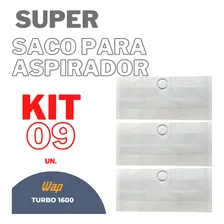 Saco Aspirador Pó Wap Turbo 1600 Descartavel Kit C/09 Refil Foto mini  3