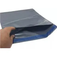 Saco Correio Cinza Envelope Plastico Correio Cinza 30x40 500 Foto mini 2