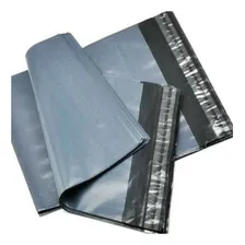 Saco Correio Envelope Plastico Lacre Ecoseg Cinza 20x30 250 Foto mini 2