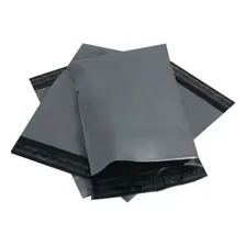 Saco Correio Envelope Plastico Lacre Ecoseg Cinza 20x30 250 Foto mini 4