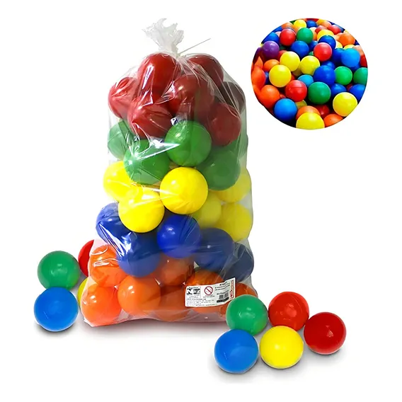 Saco De Bolinhas Coloridas Para Piscina C/ 25 Unidades Top Foto 1