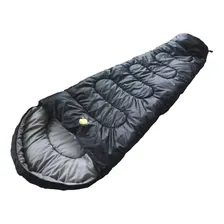 Saco de dormir Guepardo Térmico Camping Ultralight cor preto Foto mini 1