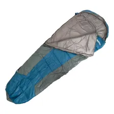 Saco De Dormir Mummy -1c A 8c Azul E Cinza Nautika Foto mini 4