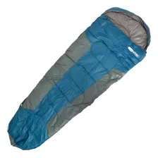 Saco De Dormir Mummy -1c A 8c Azul E Cinza Nautika Foto mini 3