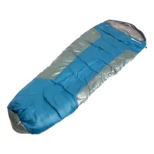 Saco De Dormir Mummy -1c A 8c Azul E Cinza Nautika Foto mini 1