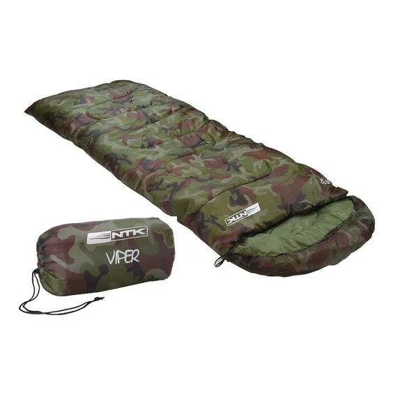 Saco De Dormir Nautika Viper Camuflado Com Capuz De 5º A 12 Foto 1