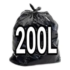 Saco De Lixo 200 Litros Preto Super Reforçado Foto  mini 1