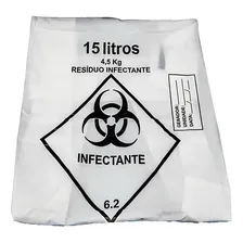 Saco De Lixo Hospitalar Infectante 15l C/100 Embalac Foto  mini 1