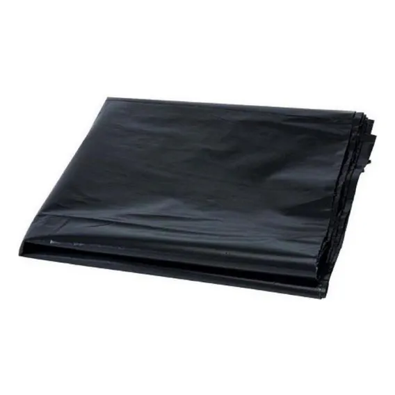 Saco De Lixo Preto 200 Litros Pacote 100 Unidades Boca Larga Foto 1