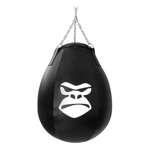 Saco De Pancada Profissional Drop - Gota - Pera - Gorilla Cor Preto Foto 1