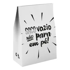 Saco Delivery Branco, Hambúrguer, Tamanho Pequeno, 250 Unds. Cor Saco Vazio Foto  mini 1