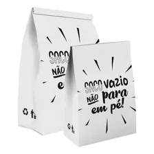 Saco Delivery Branco, Hambúrguer, Tamanho Pequeno, 250 Unds. Cor Saco Vazio Foto mini  2