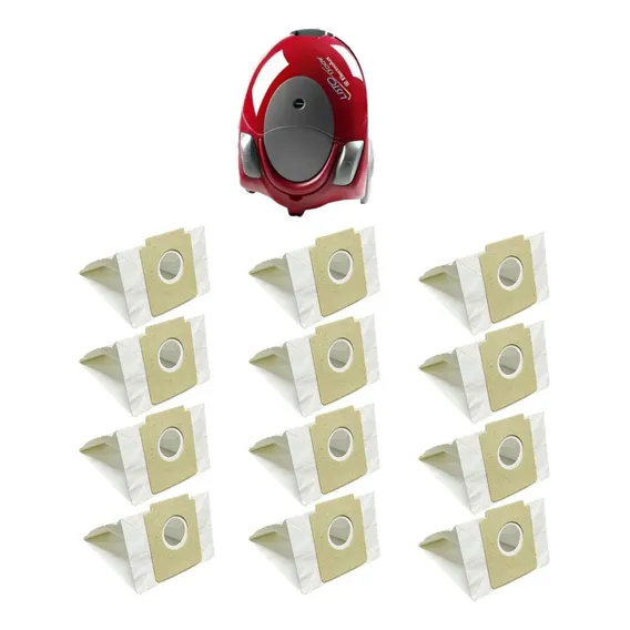 Saco Descartável Aspirador Electrolux Listo 1300w Kit C/12un Foto 1