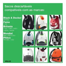 Saco Descartável P/ Aspirador De Pó Mondial Next 1500 / Zion Foto mini 3