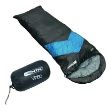 Saco Dormir Viper 5ºc A 12ºc Hollowfiber 2m Ntk Cor Preto E Azul Foto  mini 1