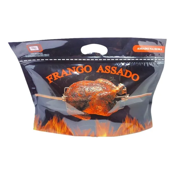 Saco Embalagem Frango Assado Ate 3 Kg/ziper/200 Unid Foto 1
