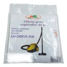 Saco Filtro Descartável P/ Aspirador Pó Vc5100 Karcher 3un Foto mini  2