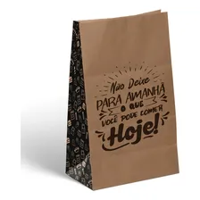 Saco Kraft Médio Para Delivery, Viagem Reforçado 100un Foto mini 2