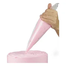 Saco Manga De Confeitar Descartável Resistente Grande C/50 Foto mini 1