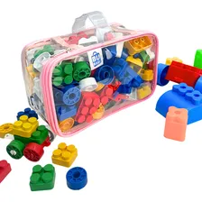 Saco Organizador Brinquedos Infantil C/ Zíper - Bubag! Cor Rosa Foto  mini 1