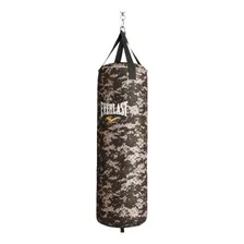 Saco Pancadas Camuflado 102cm Everlast Boxe Muay Thai Vazio Cor Verde Foto  mini 1