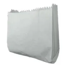 Saco Papel Hamburgão 12x18cm Branco Monolucido 500 Unidades Foto mini 1