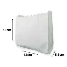 Saco Papel Mono Hamburgão Pacote Com 500 Uni Foto mini  2