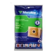Saco para Aspirador de P贸 Descart谩vel SIM02 Menalux 3 Unidades Foto mini 1