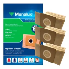 Saco para Aspirador de P贸 Descart谩vel SIM02 Menalux 3 Unidades Foto mini 3