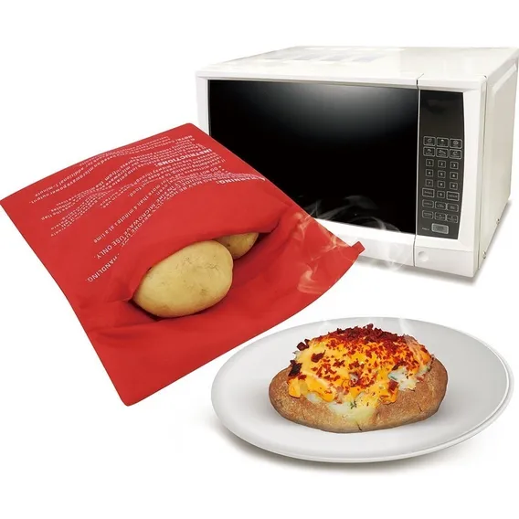 Saco Para Assar Batatas 4min No Microondas Potato Foto 1
