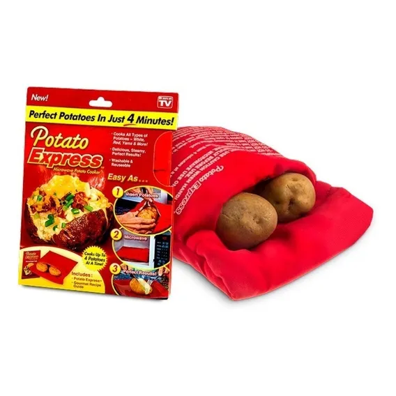 Saco Para Assar Cozinhar Batatas E Legumes Microondas Casa Foto 1