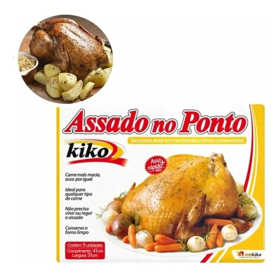 Saco Para Assar No Microondas E Forno Convencional Foto 1