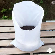 Saco Para Entulhos Sacaria Sacos Ráfia Aguenta 60kg - Branco Foto mini  3