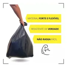 Saco Para Lixo 100 Litros Com 20 Unidades Foto mini 4