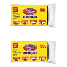 Saco Para Lixo 50 Litros 100 Unidades Embalixo Reforçado Foto  mini 1