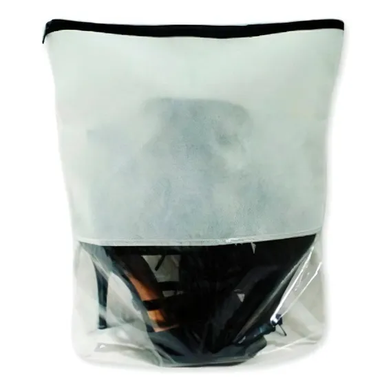 Saco Para Sapato Com Zíper - Kit Com 10 - 33x40cm - Visor G Foto 1