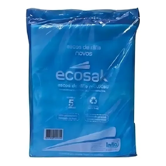 Saco P/entulho Rafia Ecosak -5 Peças Foto 1