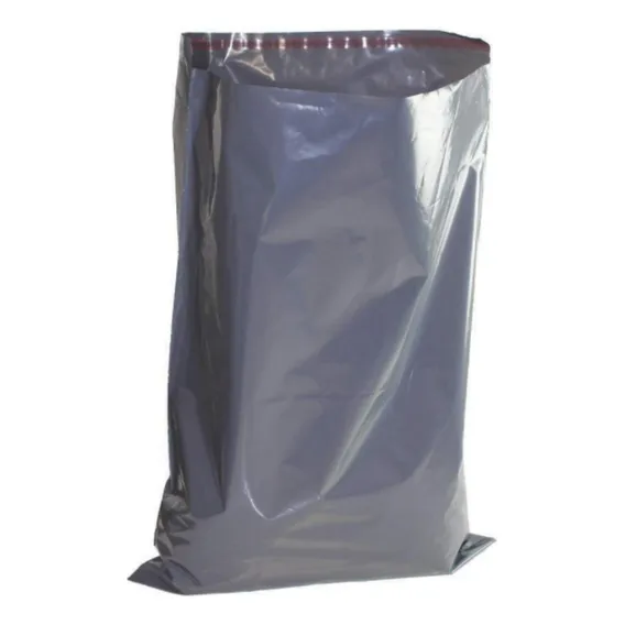Saco Plastico Cinza Envelope Plastico Cinza Lacre 19x25 100 Foto 1