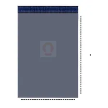 Saco Plastico Cinza Envelope Seguranca Sedex 35 X 50 500 Foto  mini 1