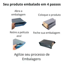 Saco Plástico Envelope Segurança Sedex Correio 40x50 100 Un Foto mini 2
