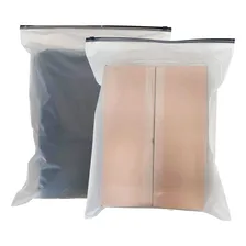 Saco Plástico Eva Embalagem Roupa Trilho Zip 40x60cm 10und Foto mini  3