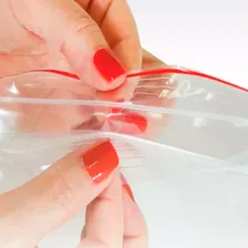 Saco Plástico Para Folhas Tamanho 0 Vabene Saco Zip Lock Hermético Foto mini  2