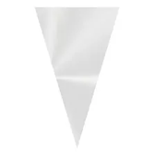 Saco Plástico Pp Cone Transparente 18x30 Com 100un Foto mini 1