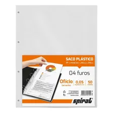 Saco Plástico Pp OfĂcio 4 Furos 0,05mm F05-50 50 Unidades Foto mini 2