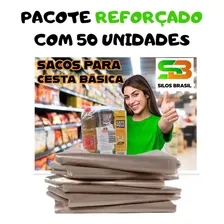 Saco Plastico Transparente 50x80 50un Saco P/ Cesta Basica Foto  mini 1