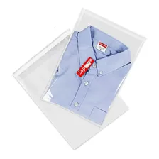 Saco Plástico Transparente Pp Adesivado 18x25 +3cm Aba 100un Foto mini 2