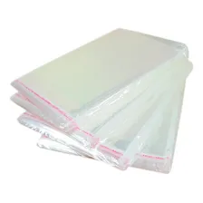 Saco Plástico Transparente Pp Adesivado 8x15 +3cm Aba 100un Foto mini 1